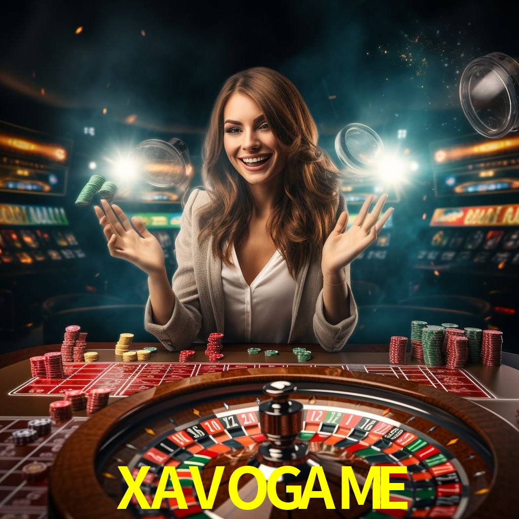 Interfaz de la app móvil XAVOGAME en un smartphone moderno